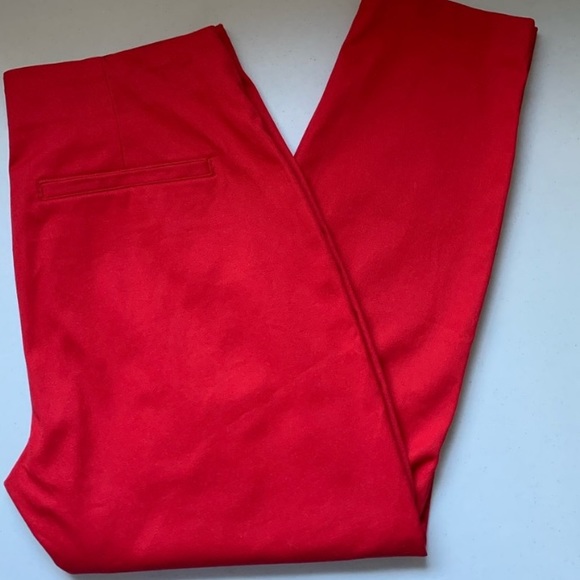 💕2 for $25💕Red ankle pants 12 NWOT - Picture 3 of 6